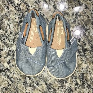 Toms Toddler Denim Shoes